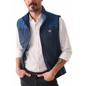 Faherty Men's The Movement Recycled Polyester Vest Medium